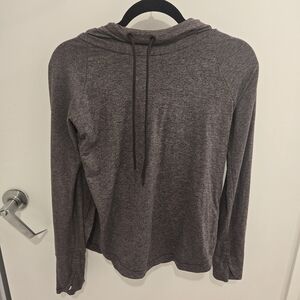 Gray Long Sleeve Hoodie